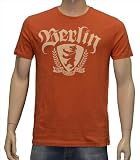 Lucky Brand Men's Crest Shirt Orange