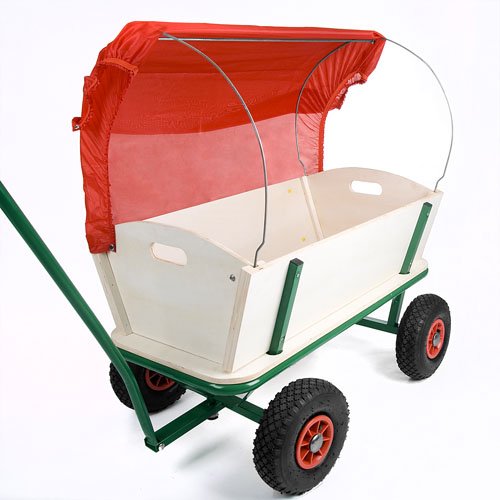 Froggy® WCC01 Covered Pull Cart Wagon with Seat Ramon Fernandez Reviews