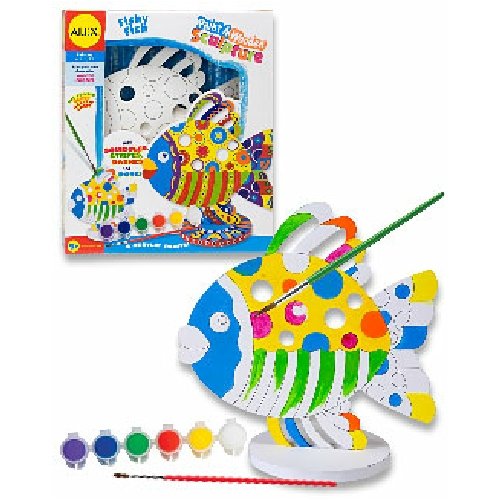 Alex Paint a 11 X 11 Wooden Fish Sculpture Kit 51ZyDqWlg8L Alex Paint a 11 X 11 Wooden Fish Sculpture Kit