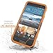 HTC One M9 Case, BUDDIBOX [HSeries] Heavy Duty Swivel Belt Clip Holster with Kickstand Maximal Protection Case for HTC One M9, (Orange)