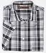 Cool Shorts - Perry Ellis Men's Varigated Check Shirt,Twilight,X-Large