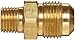 Anderson Metals Brass Tube Fitting, Half-Union, 1/4