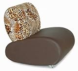 IMAGE OF Sassy Sofa (Brown/Animal Print) (22.44