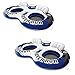 Intex River Run II Water Tube Float Raft Lounger w Cooler Model 58837EP (2 Pack)