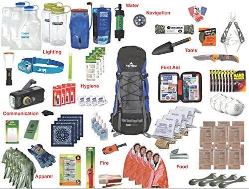 Family Emergency Kit Bag / Bug Out Bag / Survival Kit / Earthquake Kit