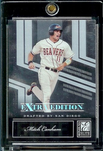 2007 Donruss Elite Extra Edition # 34 Mitch Canham - San Diego Padres / (RC) Rookie Baseball Card / Trading Card