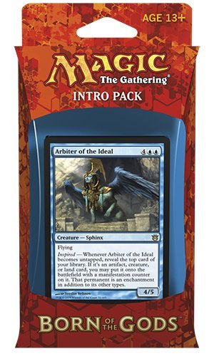 Magic the Gathering (MTG) Born of the Gods Intro Pack - Arbiter of the Ideal - Blue (Includes 2 Booster Packs)
