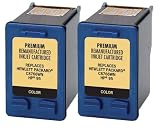 Office 66 Remanufactured Replacement for HP 95 (C8766WN) Color 2-Pack Inkjet Cartridge
