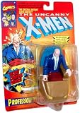 ToyBiz Year 1993 Marvel Comics "The Original Mutant Super Heroes" Series "The Uncanny X-Men" 4-1/2 Inch Tall Action Figure - Professor X (Xavier) with Hover Unit and Flip Up Computer Panels Plus Bonus Official Marvel Universe Trading CardIMAGE