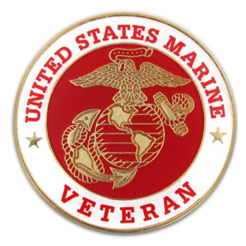 U.S. Marine Corps USMC Veteran Lapel Pin