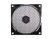 SilverStone 120mm Fan Filter with Grill FF121B (Black)