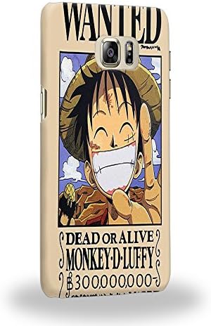 Case88 Premium Designs One Piece Luffy Protective Snap-on Hard Back Case Cover for Samsung Galaxy S6 Edge Plus (Not Normal S6 Edge !)
