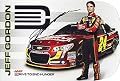 AUTOGRAPHED 2013 Jeff Gordon #24 AARP / Drive to End Hunger Racing (Hendrick Motorsports) 9X11 NASCAR Hero Card Photo w/ COA