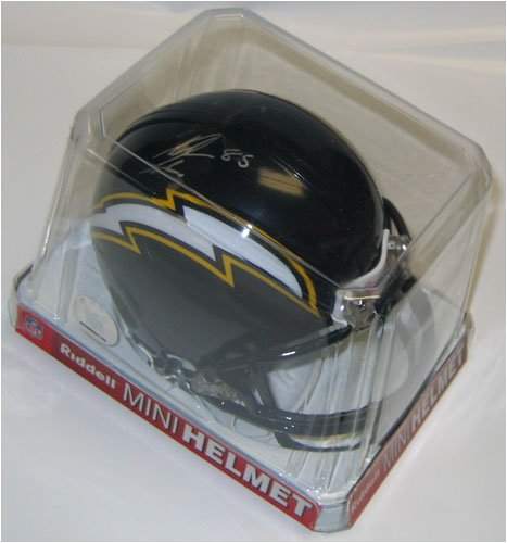 Antonio Gates Chargers AUTO Autographed Helmet Mini Replica San Diego Chargers