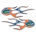 University of Florida Gators Chrome Micro Flame Graphics Decal NCAA College Sports Team Auto Car Tru