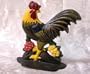 Cast Iron Hen & Rooster Doorstops - Set of 2