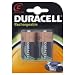 Duracell Rechargeable HR14 2200 mAh C Batteries - 2-Pack