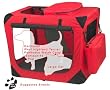 SMALL - RED - PET GEAR Generation II Soft Crate