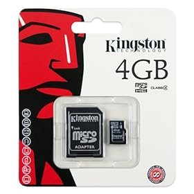 Kingston 4Gb Micro SD HC Flash card Class 4 (SDC4/4GB) - SDCH