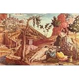Andrea Mantegna (Altarretabel of San Zeno in Verona, triptych, left Predellatafel: Christ on the Mount of Olives) - 11x17
