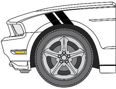 Ford Mustang Hash Mark Stripes Grand Sport Fender Bar Decals