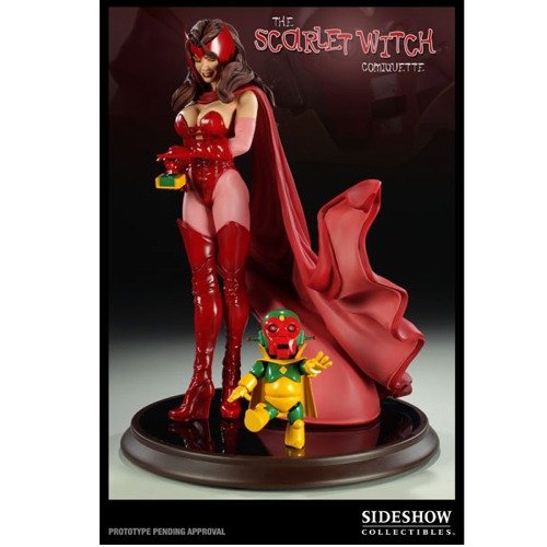 Scarlet Witch - Comiquette Polystone Statue by Sideshow Collectibles