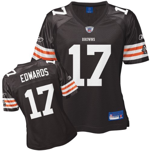 Reebok Cleveland Browns Braylon Edwards Women's Replica Jersey Large