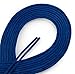 OrthoStep Waxed Very Thin Dress Round Royal Blue 30 inch Shoelaces 2 Pair Pack