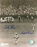 Bobby Thomson & Ralph Branca Autographed/Hand Signed Ny Giants & Brooklyn Dodgers 8x10 Glossy Phot