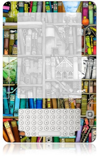 GelaSkins Protective Kindle Skin (Fits 6 Display, 2nd Generation Kindle), Bookshelf