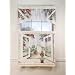 Cottage Garden Trompe l'oeil Window Art 24 inch long Tier Curtains