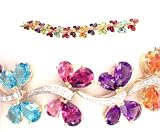 18K Multi Gemstone Butterfly Bracelet by Palermo