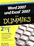 Word 2007 und Excel 2007 für Dummies: Sonderausgabe: Sonderausgabe / 2 Bücher in 1 (Fur Dummies)