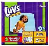 Luvs Ultra Leakguards Stage 5 Jumbo Diapers 27 ct (Pack of 4)