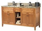 Pegasus TRIA6022D1 Exhibit 60-Inch Vanity, Rich Cinnamon