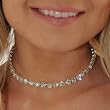 1 Row Rhinestone Choker Large Austrian Crystal Stones SeXy Gift