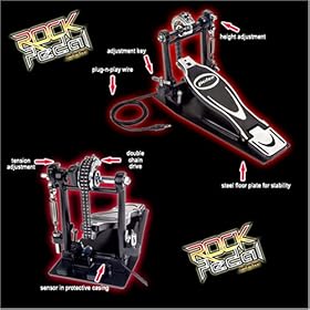 Rock Band Drum Pedal - Rock Pedal - PS2, PS3, Xbox 360, Wii, Rock Band 1 & 2, ION Drum Rocker