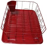 Rubbermaid ディッシュドレーナーセット L レッド 60326