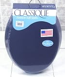ELONGATED Premium Ginsey NAVY Padded Soft Toilet Seat