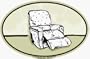 Recline Chair Car Magnet