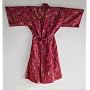 Dark pink Coin and Carp Design Kimono Robe #50HC134600