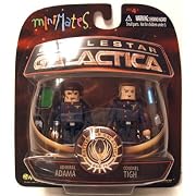 Battlestar Galactica MiniMates Admiral Adama & Colonel Tigh
