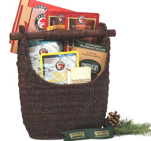 Made In Washington Captains Catch Gift Basket