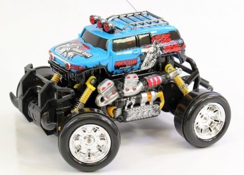 51Zz4LKNVtL Extreme Monster Drifting Truck RC CAR 4x4 High Quality (Colors May Vary) Toyota FJ Cruiser 1:18 Electric RTR Rc Truck, Remote Control Monster Truck with Extra Grip Tires and Rechargeable Batteries