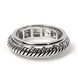 STERLING SILVER RING 7mm
