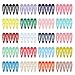 Hair Clips, ECADY (100-Pack 20 Colors) Non-Slip Snap Barrettes for Girls, Women, Kids - 2 Inch