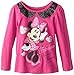 Disney Girls' Minnie Mouse Heart Long-Sleeve T-Shirt