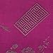 Red Blossom Jewelry Roll Clutch Large - Silk Jacquard (Fuchsia)