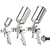 Vaper 19220 HVLP Triple Set-Up Spray Gun Kit - 4 Piece