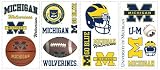 Michigan Wolverines Peel and Stick Appliques Pack